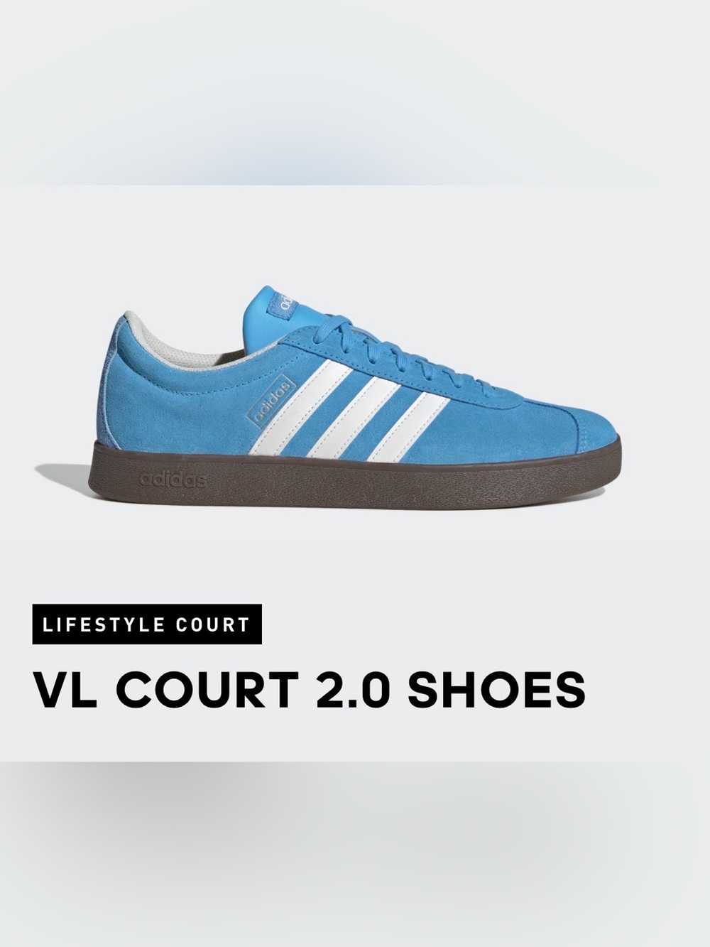 adidas VL Court 2.0 Women’s Sneakers - Blue/White